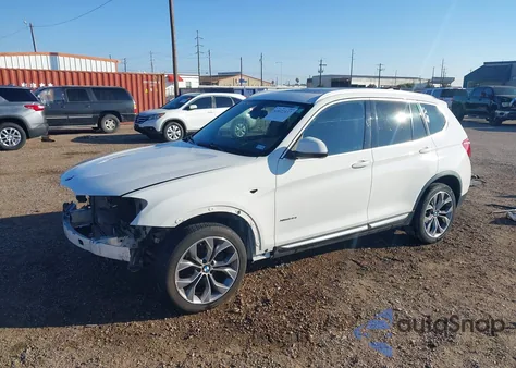 2015 BMW X3 xDrive35I из США, поврежденный, VIN 5UXWX7C53F0K31794